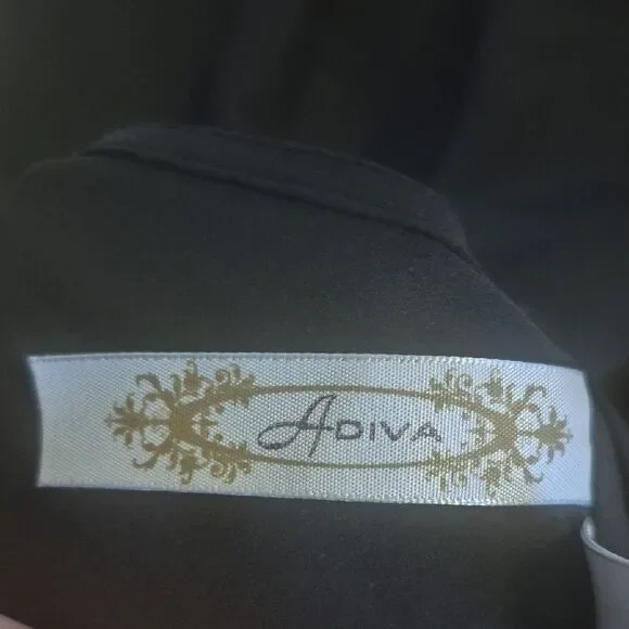 Adiva Black Ruffled Halter Top - Picture 2 of 16